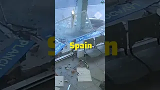 Man-narrowly escapes washing machine explosion caused by charger in Spain