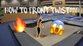 HOW TO FRONT TWIST! (detailed tutorial)