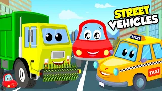 Learn about Street Vehicles + More Car Songs & Nursery Rhymes
