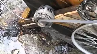 water wheel generator