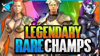 "FIVE" Legendary RARE Champions | End-Game Builds, Guide & Masteries | RAID: Shadow Legends