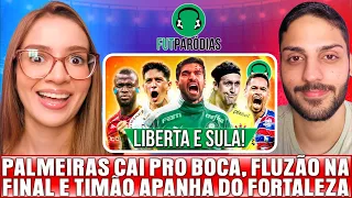 Profª de Geografia Reage｜♫ PALMEIRAS CAI PRO BOCA, FLUZÃO NA FINAL E TIMÃO APANHA DO FORTALEZA｜REACT