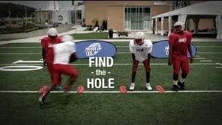 2 Minute Drill - Find the Hole, Running Back Drill