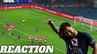 Mbappe: Lionel Messi's Reaction to PSG Penalty vs Benfica