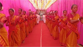 Ayo manker Prabesh // Thanks giving mass in Village at Chhatam //Fr.Lucas // Entrance Dance 2024