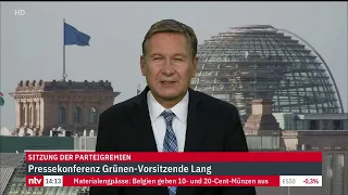 LIVE: Pressekonferenz mit Grünen-Vorsitzender Ricarda Lang