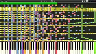 Nyan Cat impossible piano version by Super Midi Creator