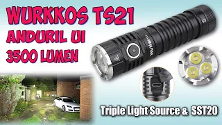 Wurkkos TS21 3500LM EDC Torch  3* SST20 ♦ Полный обзор, ночные тесты, сравнение.