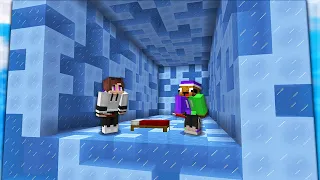 Hiding in ICE TUNNELS in Bedwars