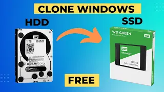 How to Clone Windows a Hard Drive or SSD  (free Method ) hindi