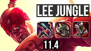 LEE SIN vs KHA'ZIX (JUNGLE) | 12/0/5, Legendary, 1.7M mastery, 600+ games | BR Master | v11.4