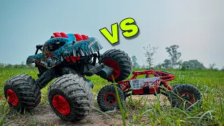 HB Rock Crawler Vs Big Monster Truck | 4Wd Rc Cars Comparison