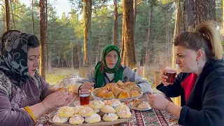 Village Life | Making Traditional Azerbaijani Sweets In The Grandma Rose's Wood House!