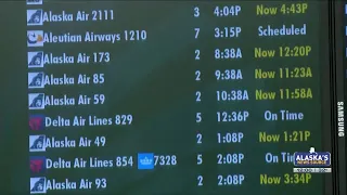 Alaska Airlines flights grounded 1 hour over issue with system upgrade