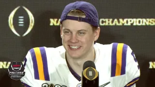 Joe Burrow: National Championship 'was a long time coming' for LSU | College Football on ESPN