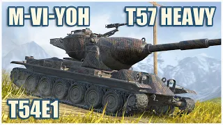 M-VI-Yoh, T57 Heavy Tank & T54E1 • WoT Blitz Gameplay