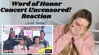 ALL THE SHIPPING! Word of Honor (山河令) Concert Censored Parts Reaction