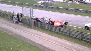 Kimi Räikkönen - Fernando Alonso Crash, Grand Prix Austria 2015