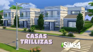 CASAS TRILLIZAS | Los Sims 4 Se Renta | STOP MOTION