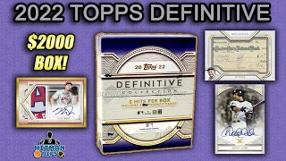 ***$2000 for 8 Cards!*** 2022 Topps Definitive
