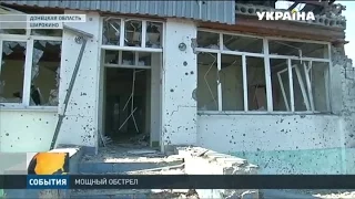 Боевики из танка обстреляли Широкино