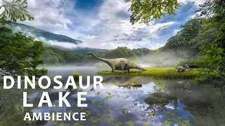 Dinosaur Lake - Dinosaur and Jungle Ambience - Jurassic Park Ambience - 3 Hours