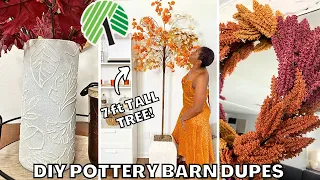 HIGH END FALL POTTERY BARN DUPES! DOLLAR TREE DIY on a BUDGET