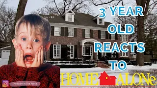 3 year olds reaction to watching Home Alone for the first time