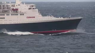 QE2's final transatlantic crossing, October 2008