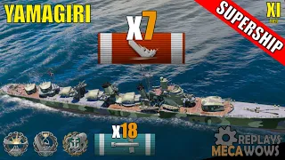 SUPERSHIP Yamagiri 7 Kills & 231k Damage | World of Warships Gameplay