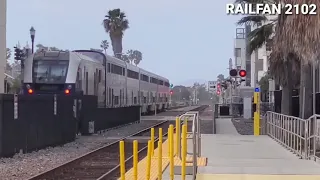 Railfanning Oceanside Transit Center 2/12/21 (featuring New Coaster set, Amtrak, And Metrolink)