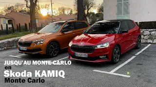 Skoda KAMIQ Monte Carlo, Essai et on va suivre le Rally du Monte Carlo et on parle avec F. DELECOUR