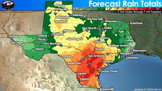 Plenty of rain expected across Texas this weekend