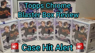 CASE HIT!! 💥 2023 Topps Chrome Blaster Box Review! Are these better than hobby boxes??