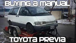 Buying A Manual Toyota Previa