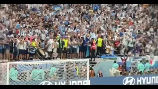 Lionel Messi Goal vs Australia - Argentina Fans Reaction #World Cup