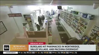 Burglars hit several San Fernando Valley pharmacies overnight