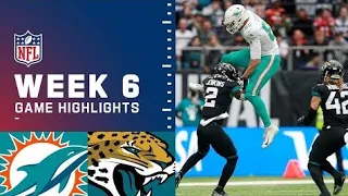 Miami dolphins vs Jacksonville jaguars week 6 highlights