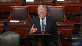 Senator Inhofe speaks on the Senate floor about the Middle East