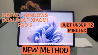 INSTALL WINDOWS AND DUALBOOT IN XIAOMI PAD 5 NEW METHOD 2024