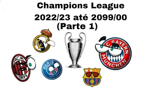 Simulação Champions League 2023 até 2100 (Parte 1)