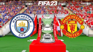 FIFA 23 | Manchester City vs Manchester United - The FA Cup Final 2023 - PS5™ Full Gameplay