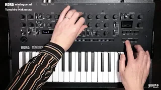 KORG minilogue xd analog synthesizer demo by Tomohiro Nakamura