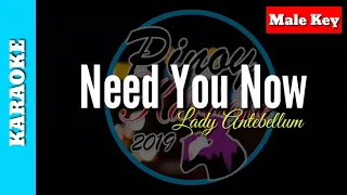 Need You Now by Lady Antebellum ( Karaoke : Male Key)