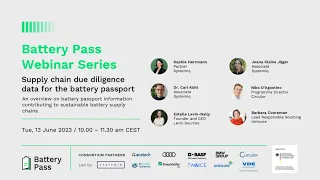 Battery Pass Content Guidance Webinar #3