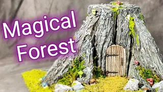 Psychedelic forest - Diorama (XPS foam build)