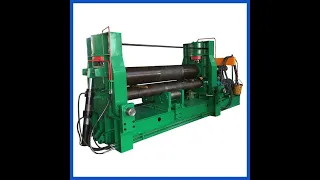 W11S-20x3000 hydraulic sheet metal 3-roll cone bending rolling machine