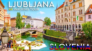 Ljubljana, Slovenia - 4K Walking Tour - With Surrounding Sound [4k Ultra-HD 60fps]