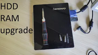 [4K] A look inside the Lenovo Q190 PC (incl. HDD and RAM upgrade)