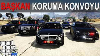 GTA 5 KONVOY MODU | BAŞKAN KORUMA | MAYBACH S600  | LSPDFR-Bölüm 10-4K